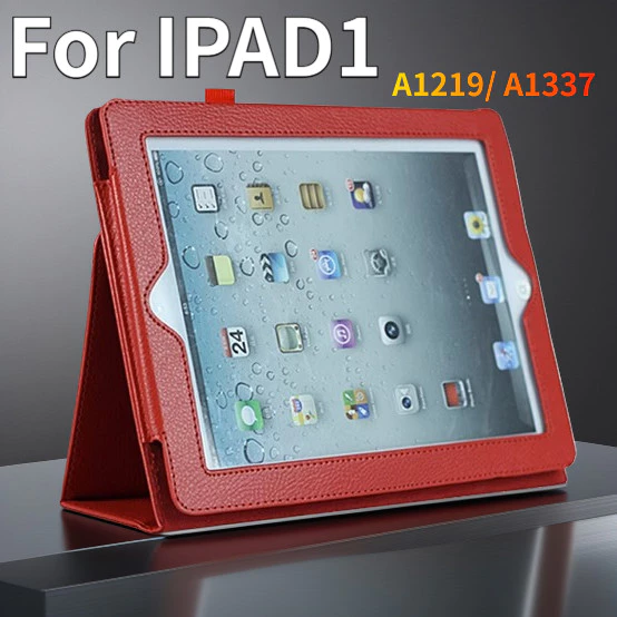 Dành Cho ipad1 Ốp Lưng Cũ Model 1st Gen A1219 A1337 9.7Inch ipad 2 3 4 Flip cover Bao Da PU Đứng Vỏ Bảo Vệ Camera Lá Chắn