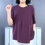 Áo cổ tròn dáng rộng và mỏng thời trang mùa hè dành cho nữ