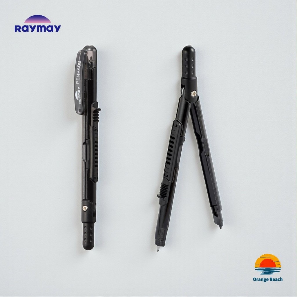 Raymay Fujii Penpass Com-pa Dang But Chi/Ruot 0.5mm/4 Mau/JC903/Vua Vao Hop But/Nhat Ban