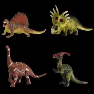 LOOKSHOW Mô Phỏng Khủng Long Nhân Vật Hành Động Thực Tế Tyrannosaurus Rex Ankylosaurus Carnotaurus Mô Hình Trẻ Em Trang Trí Tiệc Quà Tặng Đồ Chơi B7Y6