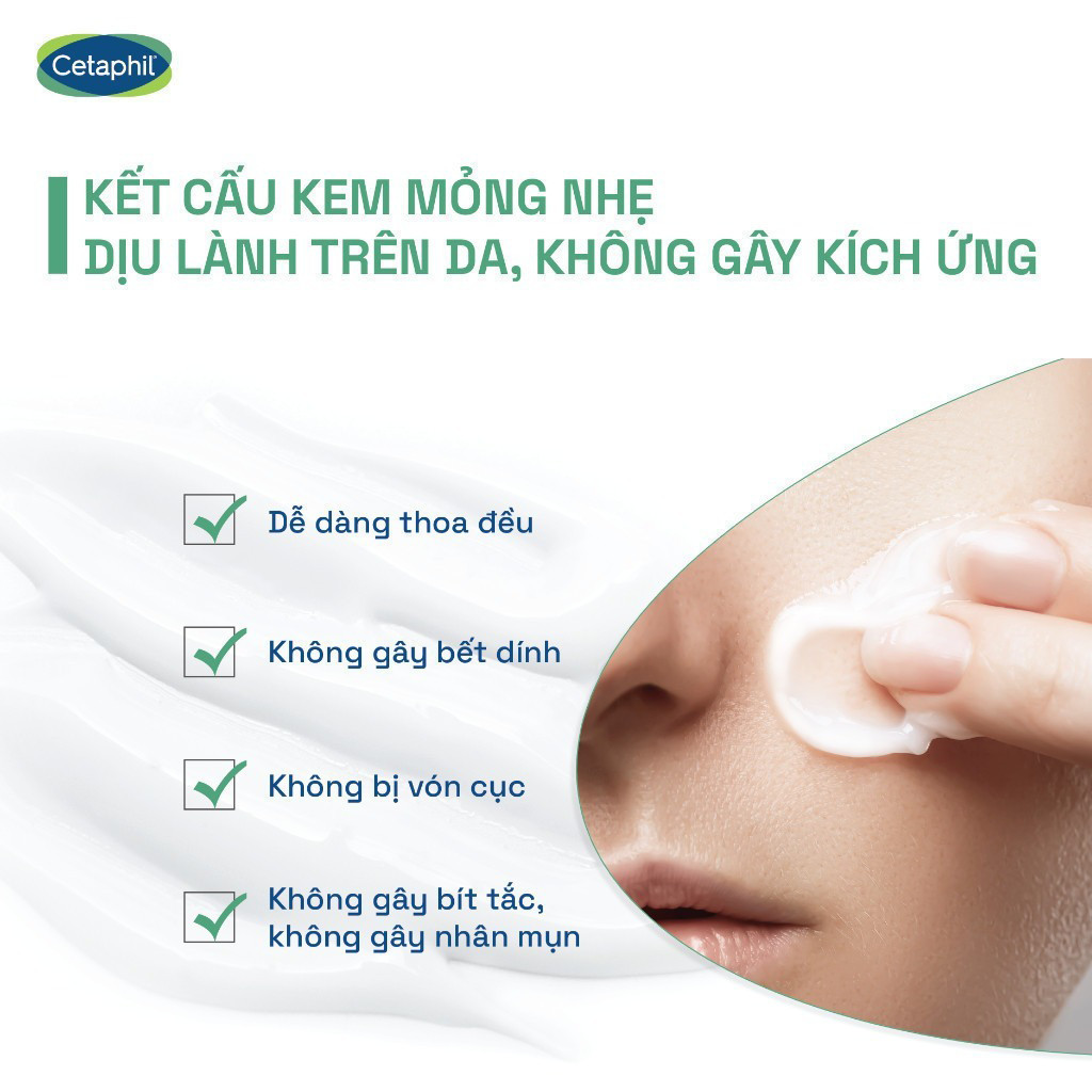 [HANNAH x CETAPHIL] Kem dưỡng ẩm làm dịu và phục hồi chuyên sâu Cetaphil Soothing and Comforting Cica Calming Face Cream