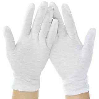 [Bea-t] 1 Đôi Găng Tay Cotton Trắng Full Ngón Nam Nữ, Dùng Bồi Bàn/Lái Xe/Trang Sức/Công Nhân, Thấm Hút Mồ Hôi [[Mới]