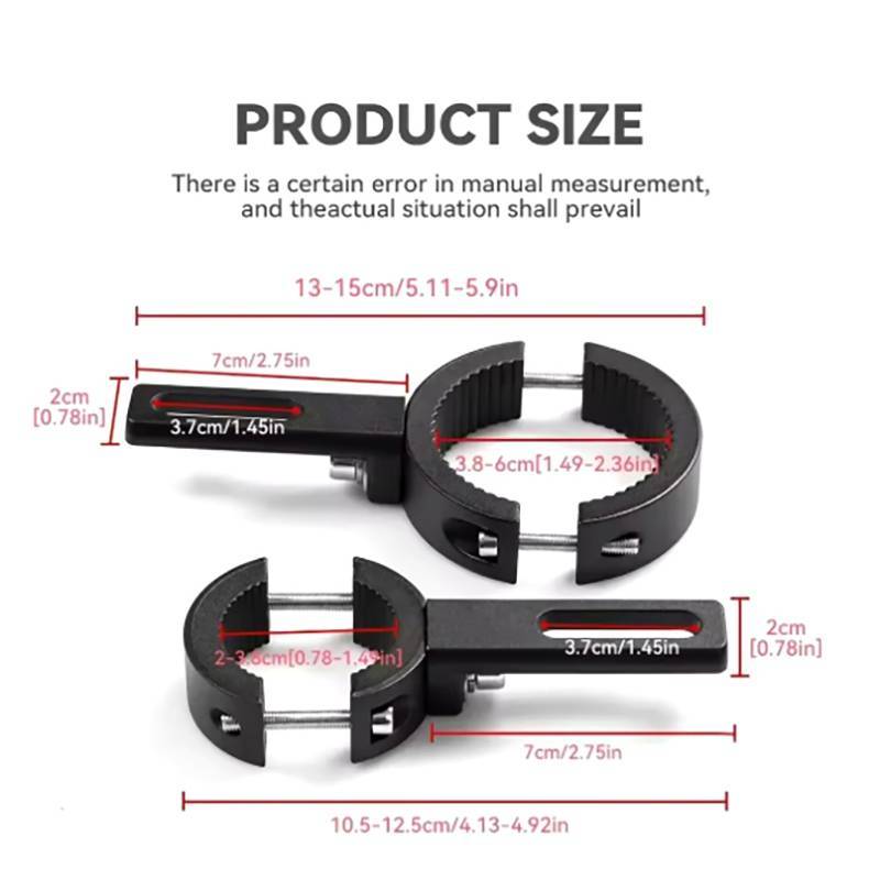 WHPHous-t Giá đỡ đèn pha LED phụ trợ/đèn sương mù đa năng cho xe máy, phụ kiện spotlight, thiết kế đẹp
