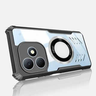 Vỏ Từ Tính Thích Hợp Cho OPPO Realme Note 80 70 70T 60 60X 50 4G 5G Ốp Lưng Thoáng Khí Trong Suốt Mỏng Tản Nhiệt Tough Chống Rơi Esports Cover 20-21