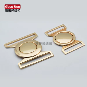 HHK058 Nút Khóa Vàng Cặp Khóa Thắt Lưng Trang Trí Khóa Áo Khoác Phụ Kiện Quần Áo Kim Loại Thắt Lưng Khóa26051416