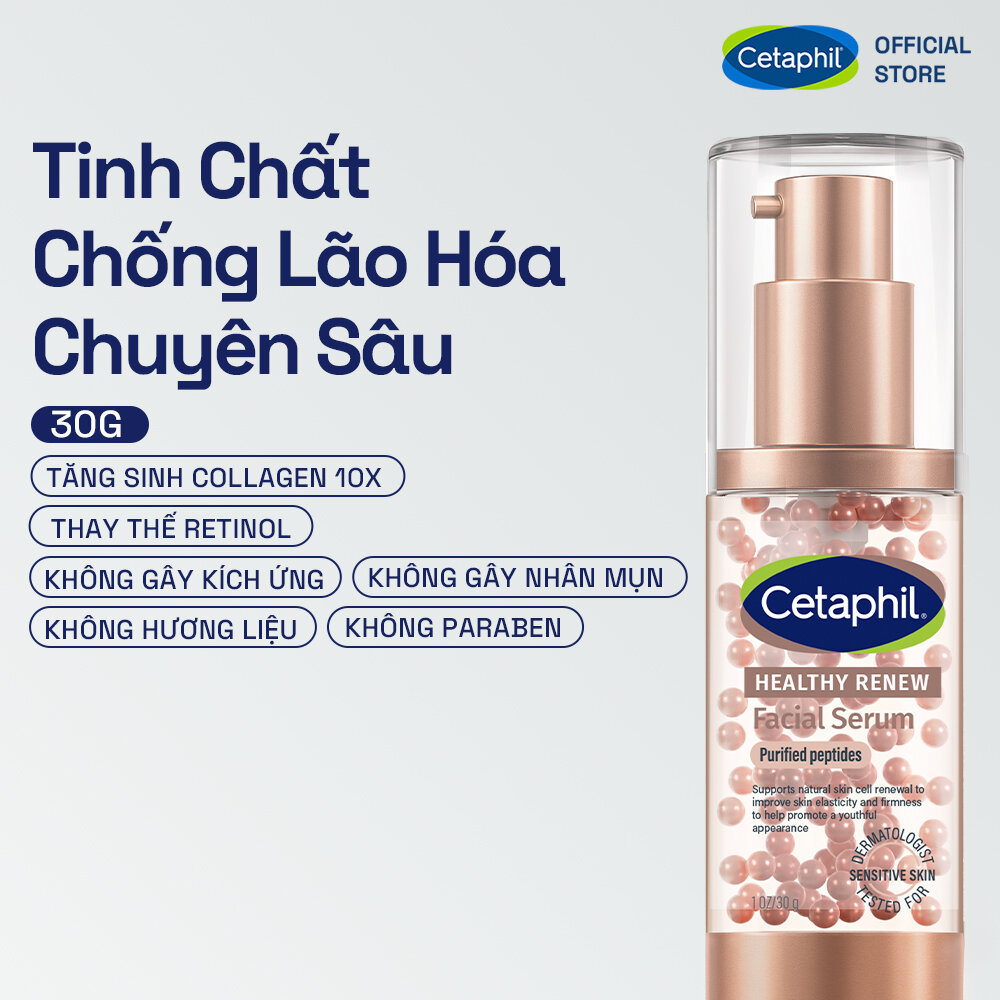 [LIVE] Serum tinh chất chống lão hóa chuyên sâu cho da nhạy cảm CETAPHIL HEALTHY RENEW SERUM 30G