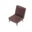 CANAMEK 1 12 Cân Nhà Búp Bê Mini Da PU Ghế Sofa Ghế Đơn Mô Hình Cho Để Bàn Văn Phòng Bộ Sưu Tập Đồ Chơi CSF