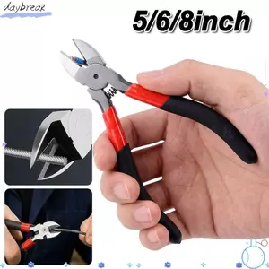 Kìm cắt dây DAYBREAK, Kìm chéo hạng nặng siêu sắc nét, Kìm cầm tay chính xác 5 / 6 / 8 inch bền bỉ cho cáp Dây cắt thủ công