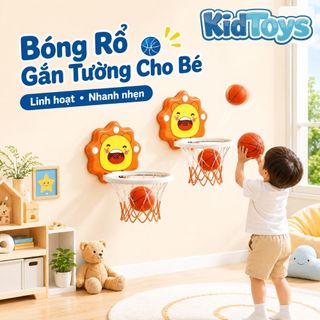 Bộ Bóng Rổ Tự Động Tính Điểm KidToys - Đồ Chơi Vận Động Giúp Bé Nhảy Cao Và Nhanh Nhẹn