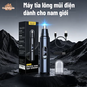 Máy tỉa lông mũi màn hình LED kỹ thuật số, máy tỉa lông mũi điện, giá đỡ máy tỉa lông mũi, giao diện Type-C