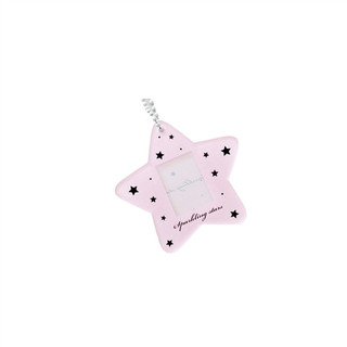Monvkaka Ngôi Sao Đơn Giản 3cm Giá Đỡ Thẻ ID Acrylic Ngôi Sao Đuổi Photocard Chủ Thẻ Gạch Thẻ Phim Thẻ YTA4