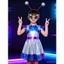 Trẻ Em Ngoài Hành Tinh AI Trang Phục Hóa Trang Halloween Robot Nhập Vai Trang Phục Đảng Biểu Diễn Quần Áo