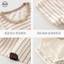Bộ áo liền quần Cotton nguyên chất hai mảnh giả mùa hè cho bé / Bộ đồ ngắn tay sọc sơ sinh / Bộ đồ liền thân hình tam giác mềm mại thoải mái
