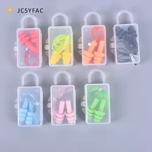 JCSYFAC Nút tai silicon chống thấm nước Nút tai chống ồn khi ngủ Giảm tiếng ồn Mới