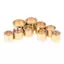 JCSYFAC 10 Chiếc DIY Snooker Bi-a Đồng Đồng Hồ Bơi Cue Ferrule Phụ Kiện Sửa Chữa 9mm10mm11mm12mm13mm Phụ Kiện Đồng Thau Mới