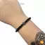 Vòng tay đá tự nhiên thủ công đính cườm mắt Luy Charm cho Yoga Thiền Phụ kiện tâm linh mới