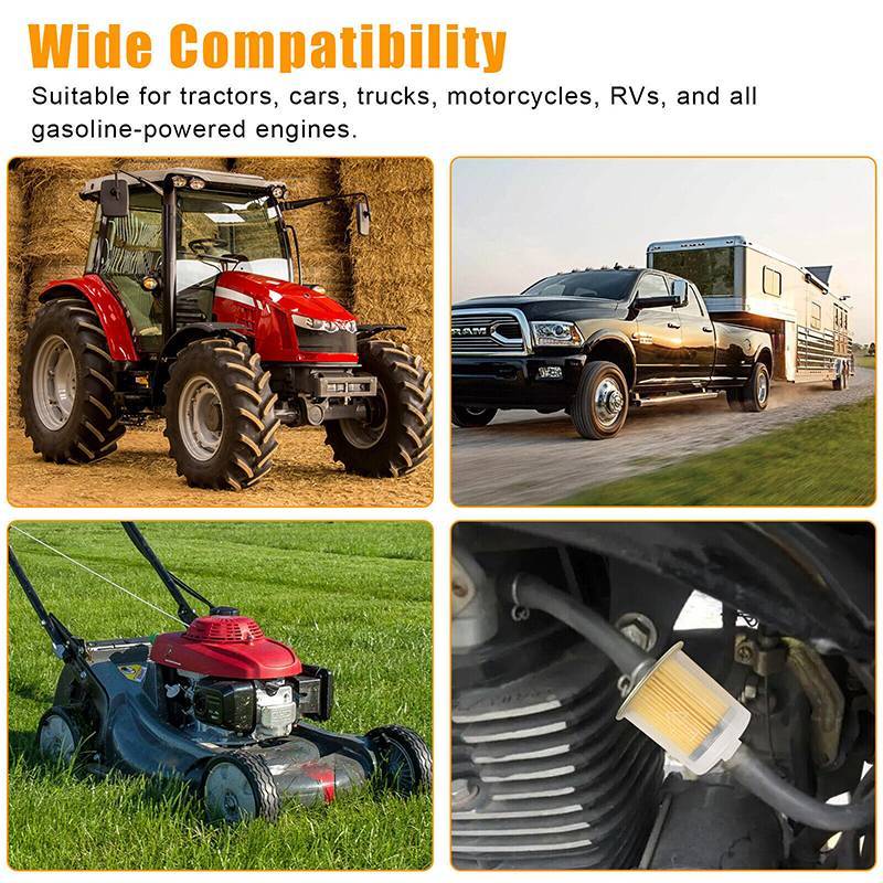 N2HAO 1 Cái Lọc Xăng Diesel Cực Lớn Lọc Nhiên Liệu Đa Năng RV Nội Tuyến Dòng Nhiên Liệu Cho Dụng Cụ Làm Vườn Xe Tay Ga Xe Máy Ô Tô n
