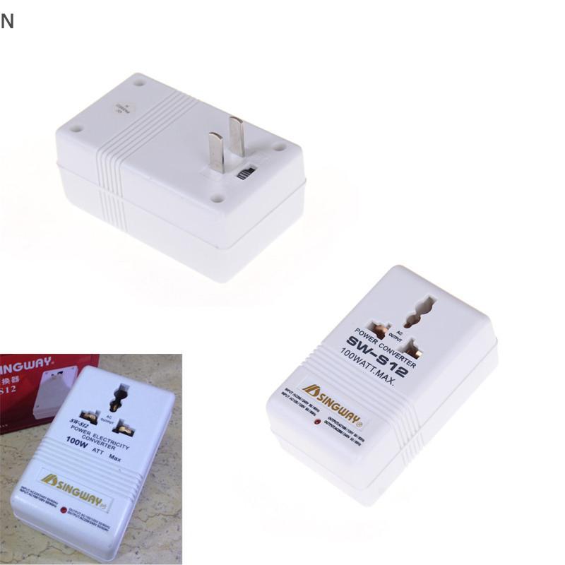 NS 110v sang 220v Bộ Chuyển Đổi Điện Áp Lên / Xuống 100w Watt Biến Áp Du Lịch Soet NS