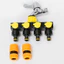 Đầu nối rửa xe 46 điểm 3cm Vòi Diverter Water Diverter Một điểm Van bi bốn chiều Công tắc cấp nước năm chiều