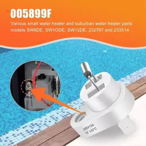 Shas 2 Chiếc Kỹ Thuật Số Bể Bơi Nóng Cắm Cầu Chì Cắt Nhiệt Cầu Chì Bể Bơi Nóng Phần Cho 005899F Dễ dàng xâm nhập