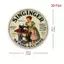 HELLOYOUNG Vintage Máy May Tín Hiệu Retro Kim Loại Trang Trí Tường Cho Nhà Vườn Mộc Mạc Nouveau
