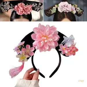 Ở lại Băng đô hoa hoàng gia truyền thống của Trung Quốc dành cho nữ Đạo cụ sân khấu Hairhoop