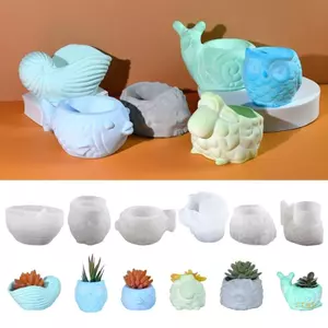 Stay Silicone Flowerpot Khuôn Hình Động Vật Cốc Khuôn Silicon Thủ Công Khuôn Làm Cây mọng Nước Khuôn Làm Thủ Công
