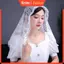 KIN Ren Mantilla Nhà thờ Công giáo Khăn che đầu cho cô dâu