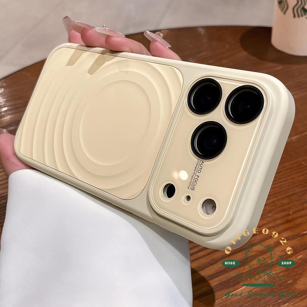 【 Ốp lưng iPhone17 】 Vỏ điện thoại từ tính nhạy cảm với da dạng lỏng túi khí iphone17 Pro Max 16 15 14 13 cho vỏ iPhone Vỏ mềm silicon TPU chống sốc