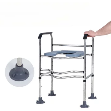 Ghế nâng chiều cao bồn cầu, ghế trợ lực bồn cầu, giá đỡ tay vịn, ghế bô vệ sinh dành cho người già, ghế/bàn ghế tắm di đ