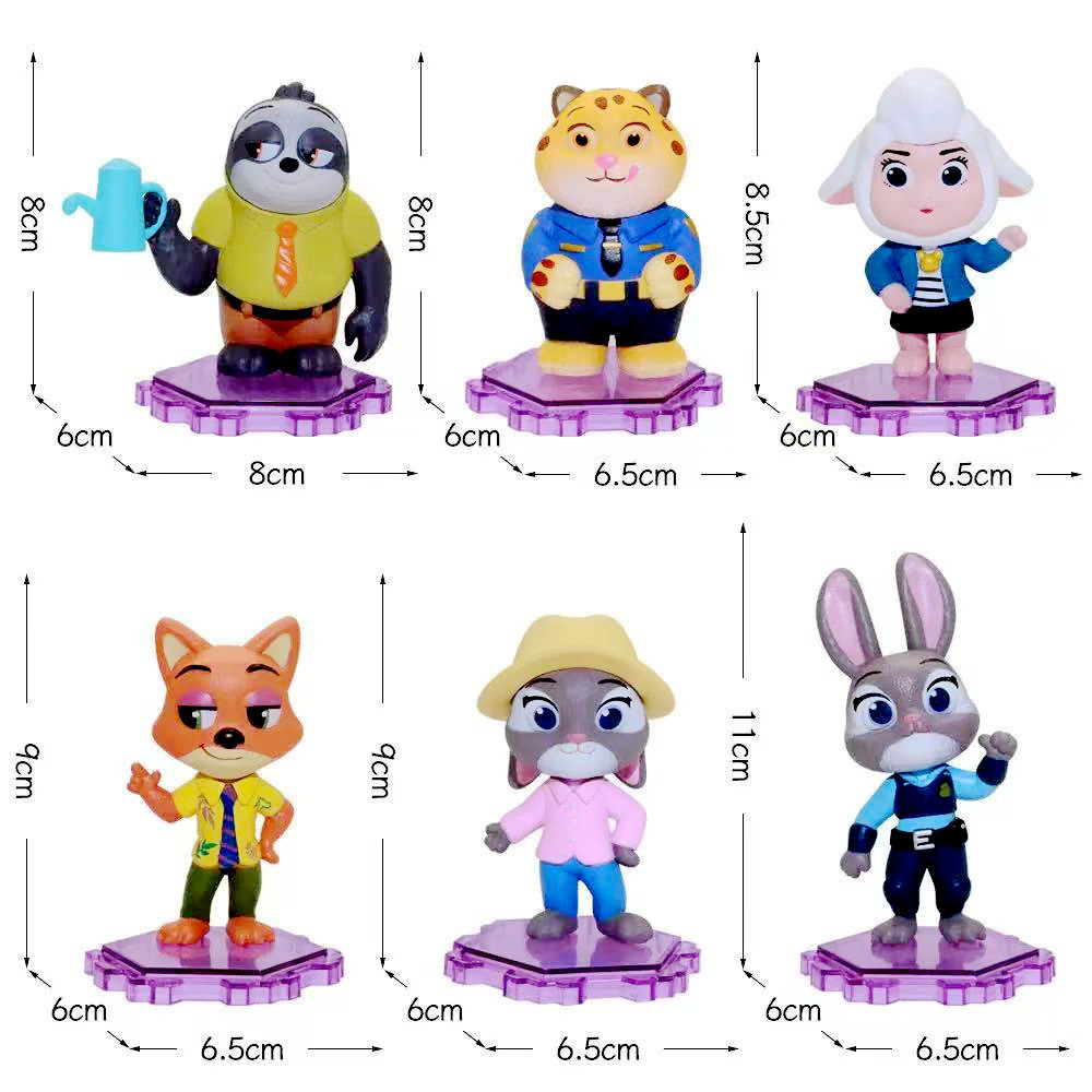 6 Tư thế đứng Zootopia Series Sĩ quan cảnh sát Judy mimemu2.my20251206