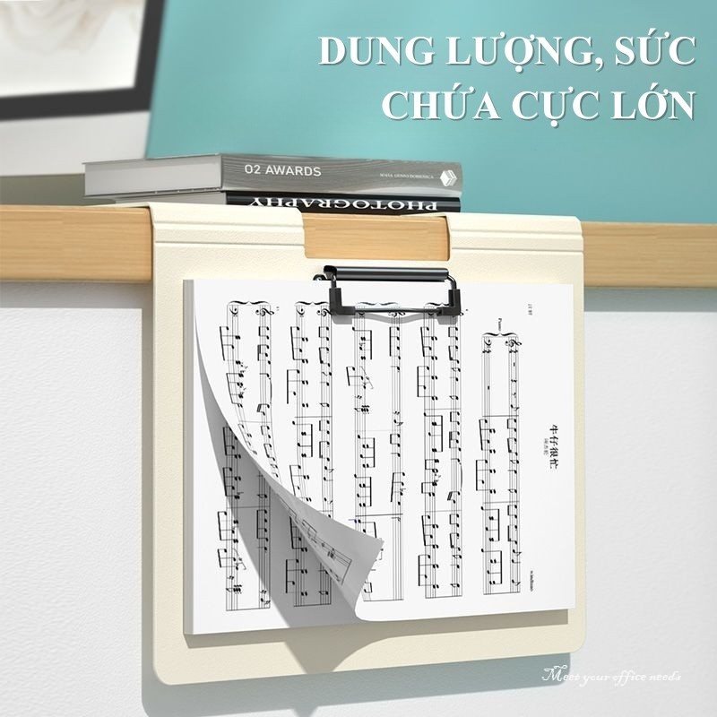 Kẹp Giấy Tài Liệu Chắc Chắn, Nhựa 4 Màu, Không Dễ Rơi – Bìa Trình Ký Tiện Dụng Cho Sinh Viên, Học Sinh