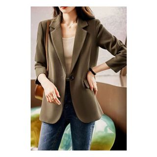 Thời trang nữ mới, áo khoác xuân thu thiết kế độc đáo cao cấp, dễ dàng phối đồ