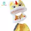 Gamchiano 3x Bộ Múa Sư Tử Quần Áo Búp Bê Nhồi Bông DIY Hoạt Hình Có Thể Tháo Rời Quần Áo Búp Bê Outifit Thú Nhồi Bông Quần Áo Cho Búp Bê 10-17cm