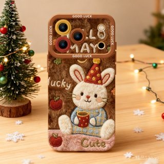 Bầu Không Khí Giáng Sinh Thích Hợp Cho 17 Vỏ Điện Thoại iphone16 Phong Cách Mới pro Dễ Thương 15 Hoạt Hình max Nữ 14