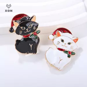Giáng sinh Động vật cổ điển Dễ thương Trâm cài Chân nữ Áo khoác Quần áo Huy hiệu Phụ kiện trang sức [Mina]