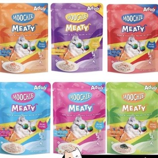 Pate Mèo MOOCHIE gói 70g hỗ trợ tiêu hóa tiêu búi lông