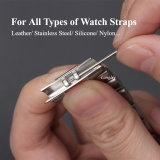 180 Chiếc Thép Không Gỉ Chân 1.3 Mm Lò Xo Thanh Dành Cho Nữ Sửa Chữa Đồng Hồ Da Dây Đeo Liên Kết Watchmakers 8 / 9 / 10 / 12 / 13 / 14 / 15 / 16 / 17 / 18 / 19 / 20 / 21 / 22 / 23 / 24 / 25mm
