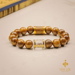 [NEW] Vòng Trầm Hương Đốt Trúc 10K Khắc Theo Mệnh Mẫu Mới -  Trầm Hương Yên Lộc