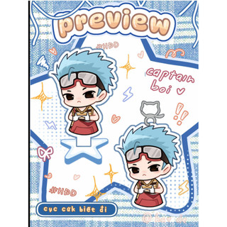 Standde và keychain “CAPTAIN BOY HOẠ SĨ ”(4 ver)