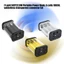 YOI Trong Suốt ABS PowerBank Dành Cho 6 Khe Cắm 18650 Pin 22 5W Cho Các Dự Án DIY Và Giải Pháp Sạc Di Động