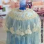 YHMBY3949 Đẩy Bơm Xô Nắp Nước Nguyên Chất Khoáng Lò Xo Xô Bao Vải Chống Ánh Sáng Bao Ren Máy Đựng Nước Chống Bụi Bao