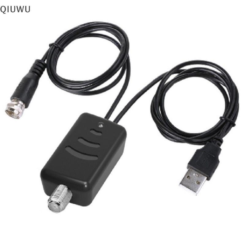 Bộ khuếch đại ăng-ten TV kỹ thuật số QIUWU Tăng cường tín hiệu Ăng-ten TV độ phân giải cao 4K UHD Bộ thu tín hiệu Ăng-ten TV Tăng cường tín hiệu.