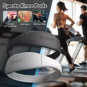 Dây đeo đầu gối DELMER Patella Tendon, Bảo vệ thoải mái Dây bảo vệ bánh chè đầu gối, Bảo vệ chấn thương khớp silicon đàn hồi cao Bảo vệ khớp gối thể thao Fiteness