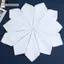 Cheenm 6 / 12 Chiếc Khăn Tay Nam Trắng Nguyên Chất Khăn Tay Nữ Trơn Khăn Tay Cotton Nguyên Chất Khăn Tay Flap Thi Sĩ Quần Khăn Viền VN