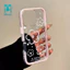 Ốp lưng iPhone Hoa E cho iPhone 16 15 14 13 12 11 Pro ProMax Plus Ốp lưng silicon TPU mềm