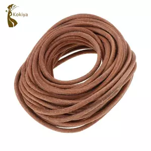 1 Cuộn Dây Da Tròn 10 Mét Để Làm Đồ Trang Sức Thủ Công DIY Các Loại Màu Sắc (Đường Kính 1.5mm, 2.5mm, 3mm, 4mm)