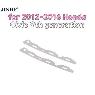 JINHF 2 Chiếc Tấm Kim Loại Bule Cho Civic Thế Hệ 9 2012 2016 Cản Trước Thiệt Hại Phục Hồi Cho DIY Sửa Chữa HOT
