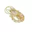 PNPIA- Thổ Cẩm Phong Cách Đại Dương Cho Nữ 1 Chiếc Retro Kim Loại Dập Nổi Bướm Pin Có Tôm Hùm Giọng Cho Túi Mũ Váy
