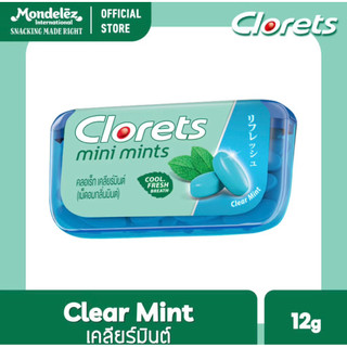 [VỊ BẠC HÀ] Kẹo Ngậm Thơm Miệng Không Đường Clorets Mini Mints Original Mint 13g